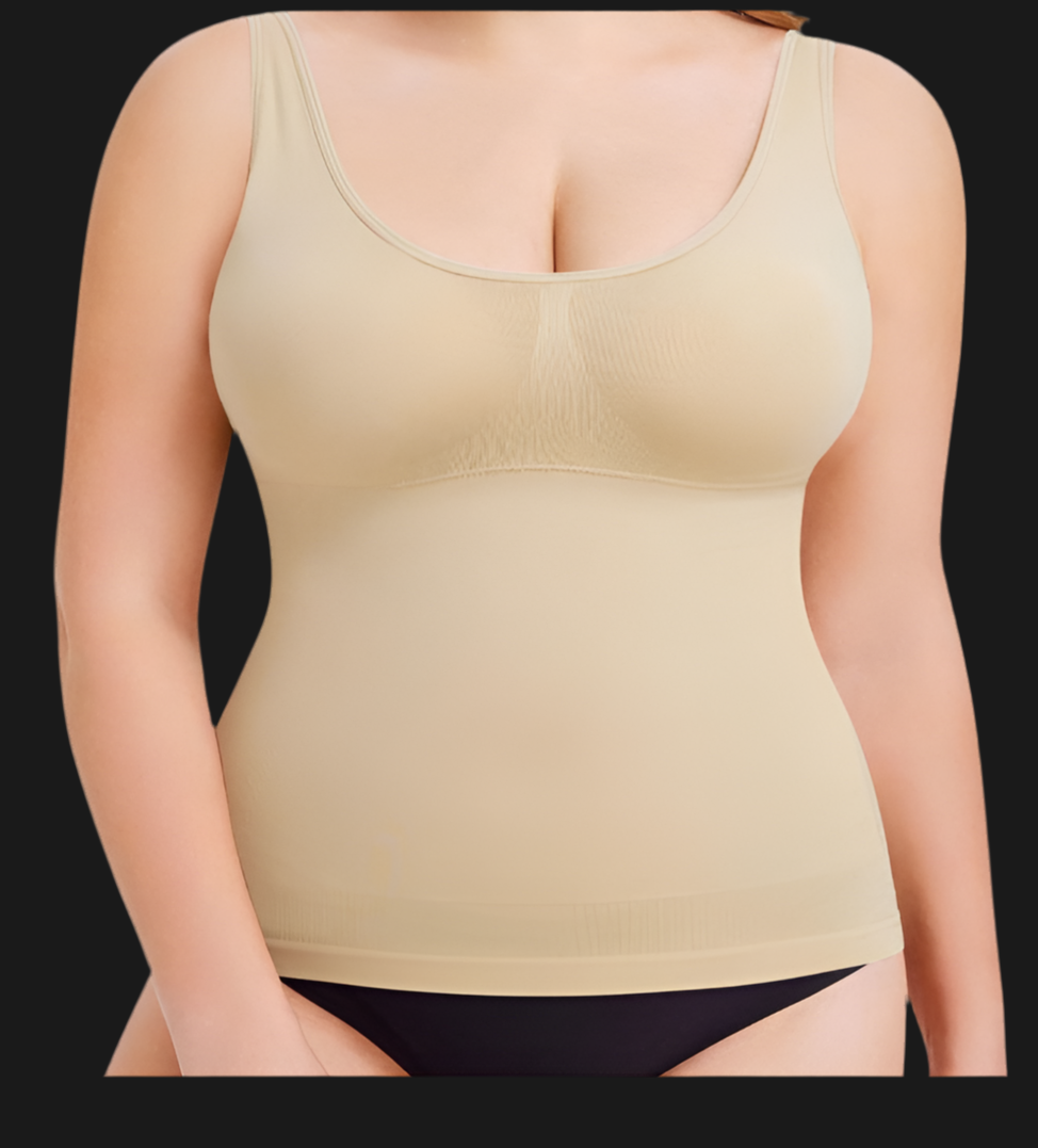 Royal Smoothing {No Raising} Tank Top (Beige)