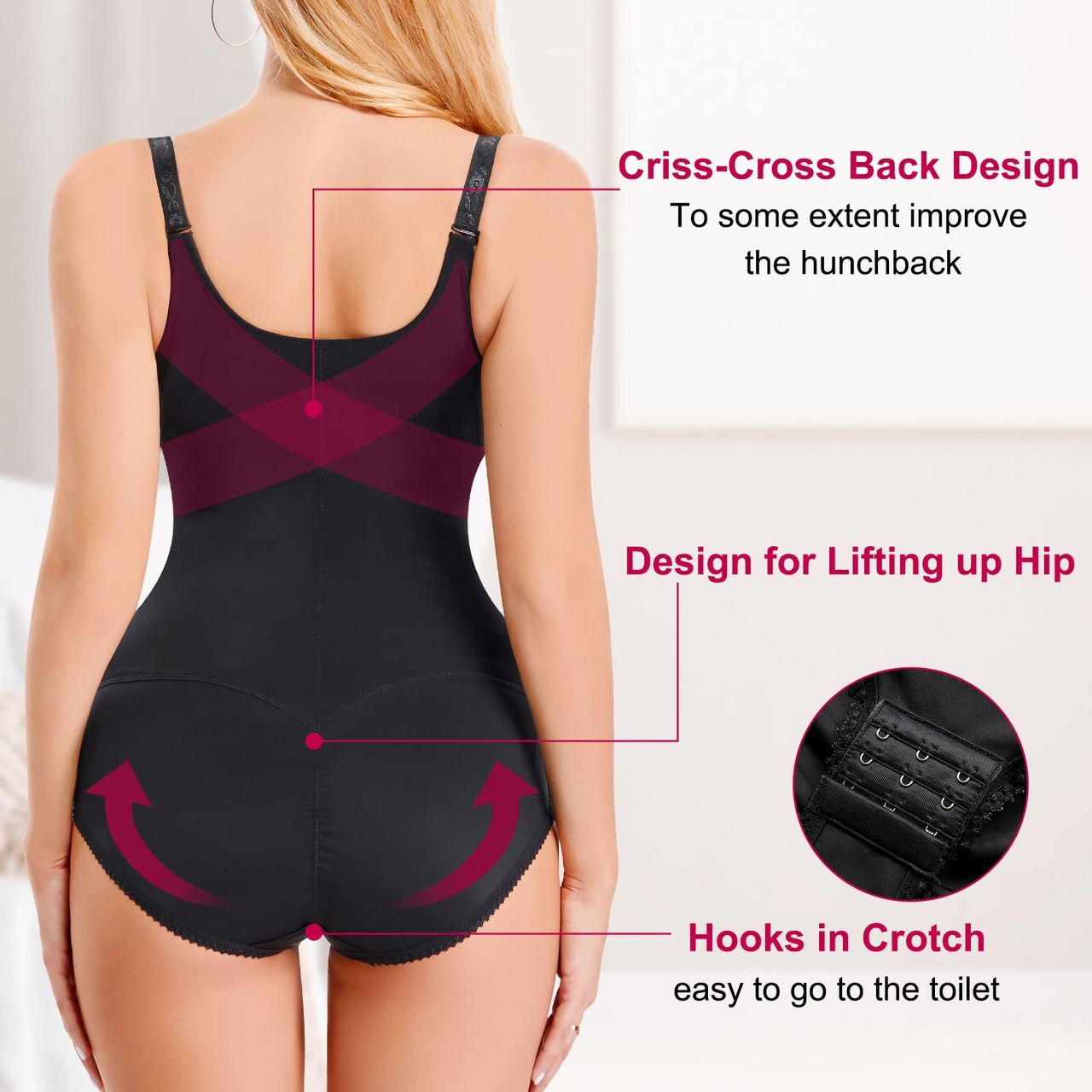 Royally Covered Bodysuit I (Black)