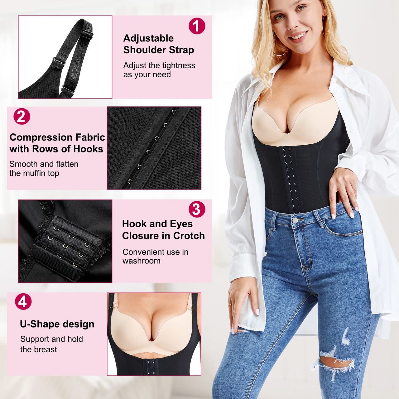 Royally Covered Bodysuit I (Black)