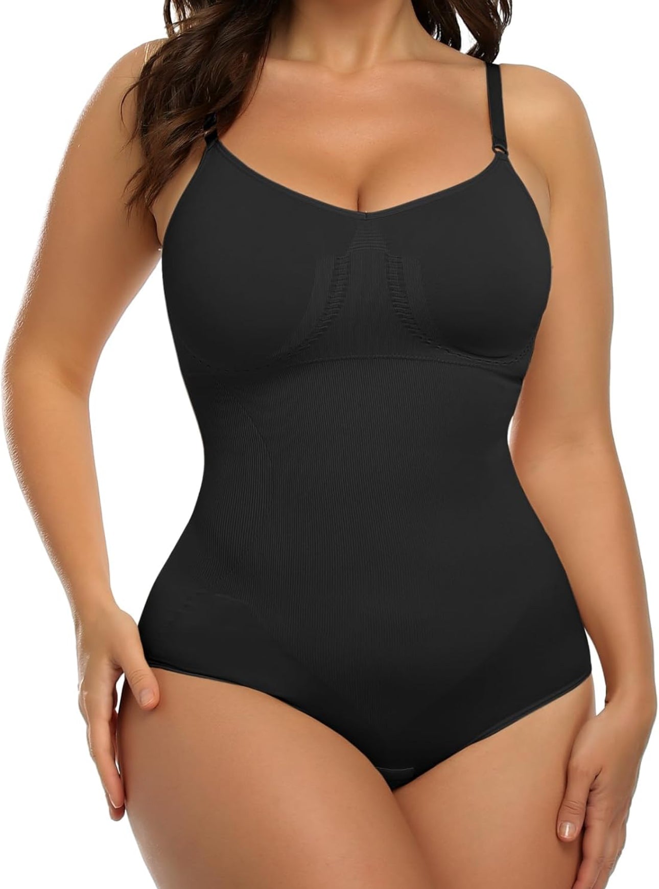 Unbelievable Seamless Bodysuit (Black)
