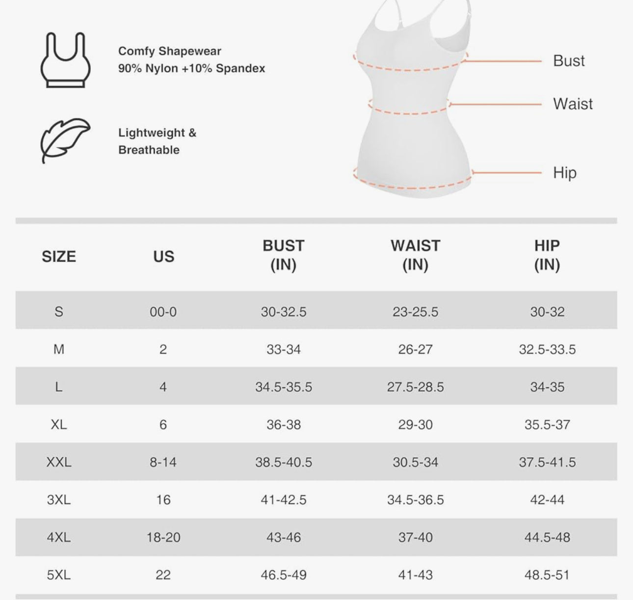 Royal Smoothing {No Raising} Tank Top (Beige)