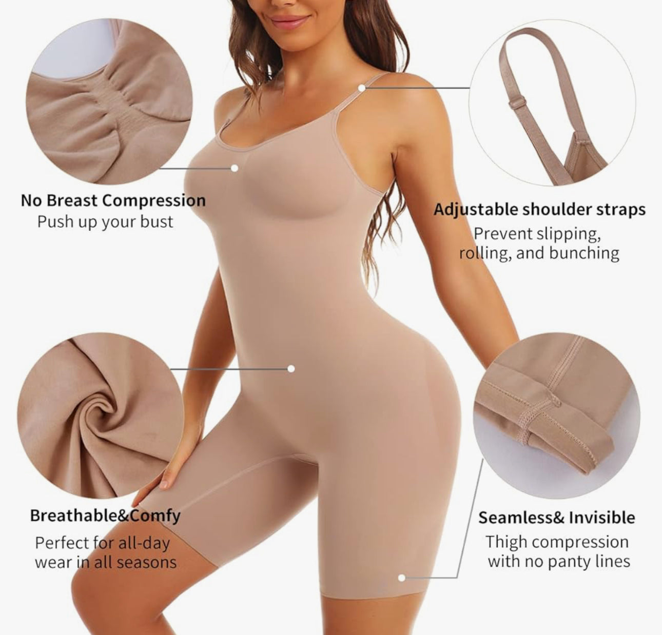 Unbelievable Seamless Full Bodysuit (Black)