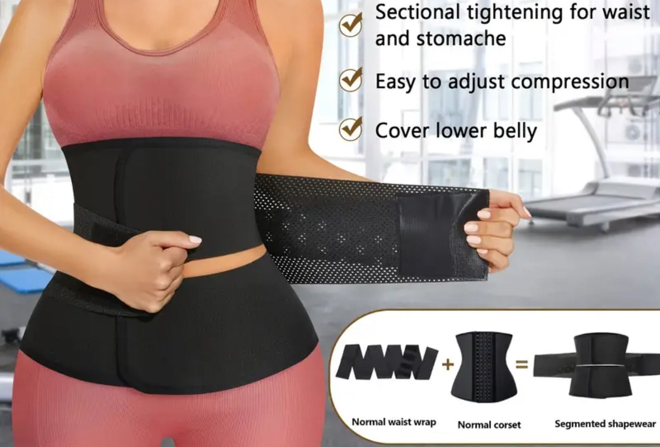 Royally Snatched Fitness & Postpartum Recovery Waist Trainer II (Black)