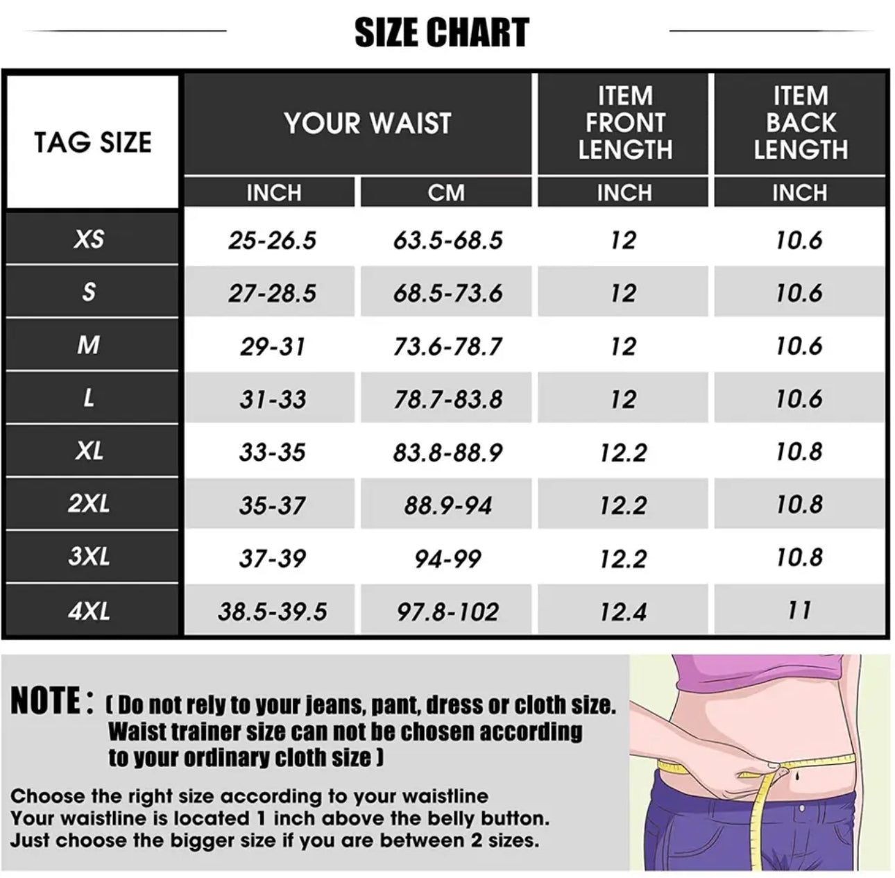 The Queens Waist Trainer - Black