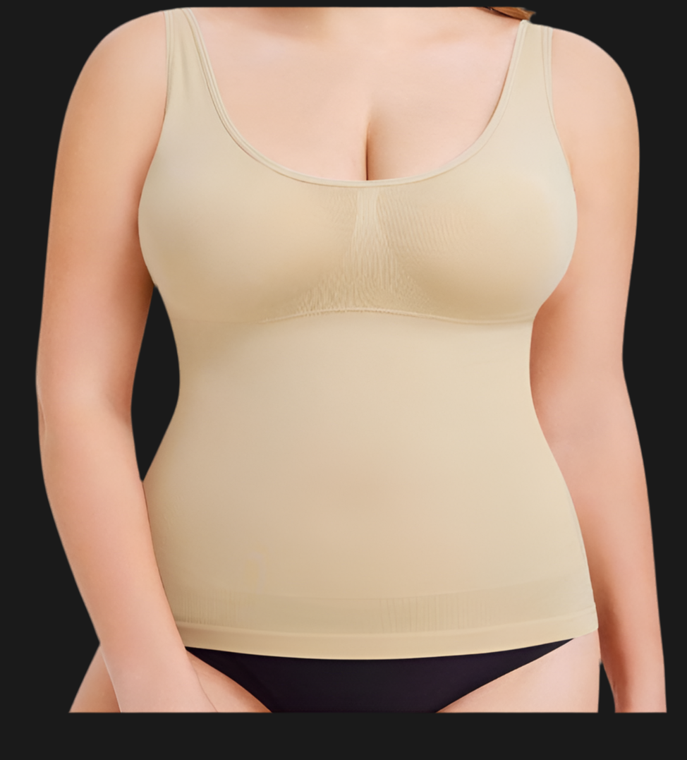 Royal Smoothing {No Raising} Tank Top  (Beige)